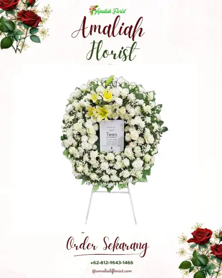 Krans Bunga Duka Sako Baru